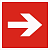 Знак F01-01 200*200 "Направляющая стрелка" пленка ФЭС в Орске